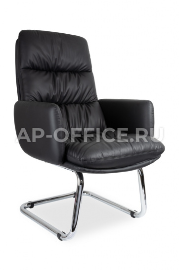 Дизайнерское кресло посетителя бизнес-класса College CLG-625 LBN-C