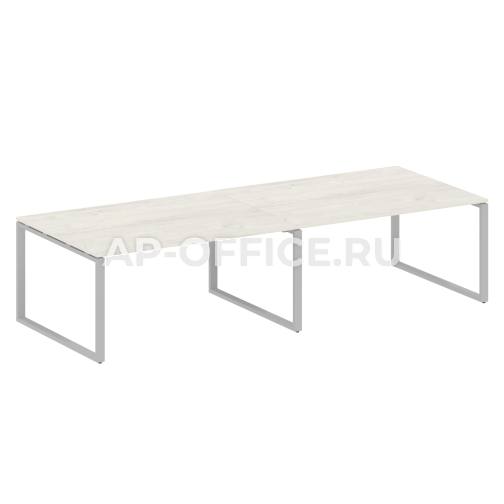 Metal System Перег. стол (2 столешницы) на О-образном м/к БО.ПРГ-2.4 3200x1235x750