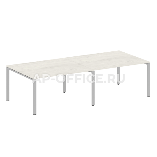 Metal System Перег. стол (2 столешницы) на П-образном м/к БП.ПРГ-2.3 2800x1235x750