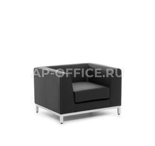 DIVA Кресло кож+кожзам метал, 92x77xh62 cm