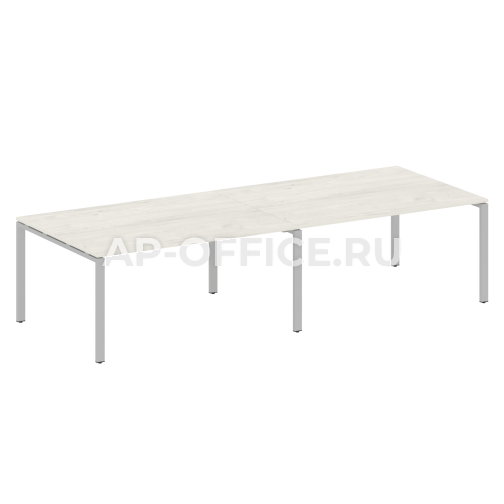 Metal System Перег. стол (2 столешницы) на П-образном м/к БП.ПРГ-2.4 3200x1235x750