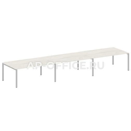 Metal System Перег. стол (3 столешницы) на П-оразном м/к БП.ПРГ-3.5 5400x1235x750