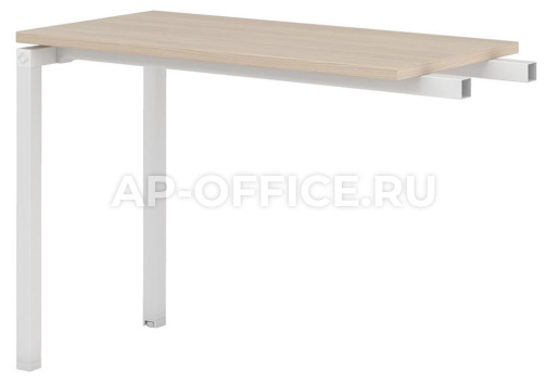 Приставка к столу рабочая TARGET с металлическими ножками (Rovere), 50x75x100