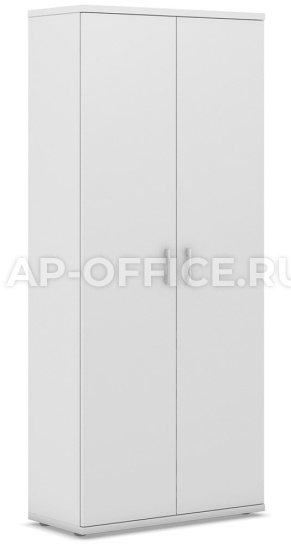 Шкаф с деревянными дверями TARGET 1,85 м (Белый), 80x36x185