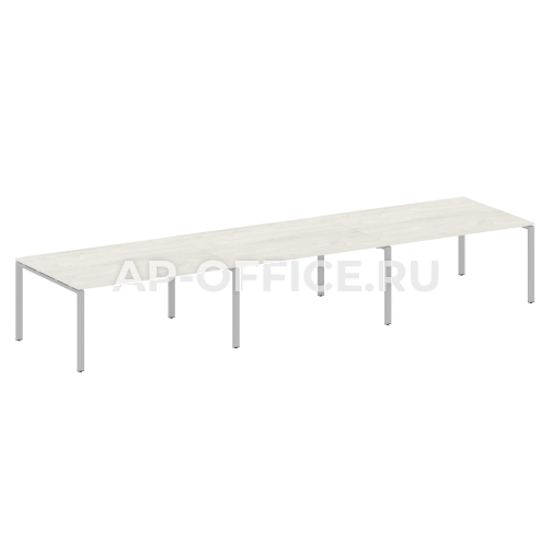 Metal System Перег. стол (3 столешницы) на П-оразном м/к БП.ПРГ-3.4 4800x1235x750
