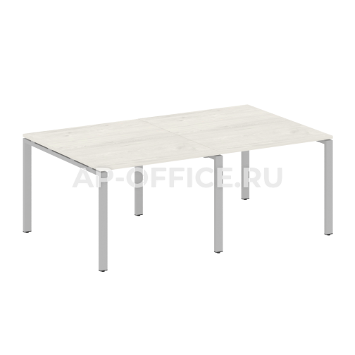 Metal System Перег. стол (2 столешницы) на П-образном м/к БП.ПРГ-2.1 2000x1235x750