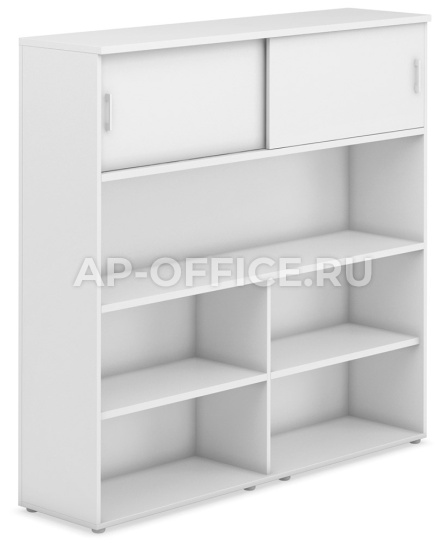 Шкаф-стеллаж разделительный TARGET (Белый), 165x42x160