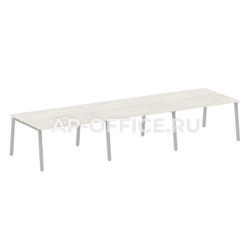Metal System Перег. стол (3 столешницы) на А-образном м/к БА.ПРГ-3.3 4200x1235x750