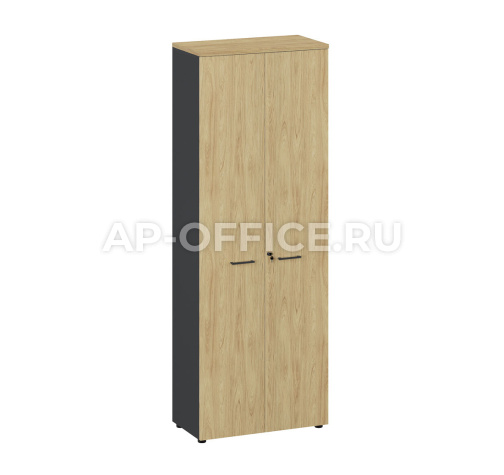 FLEX Шкаф-гардероб высокий,чер , 80x42xh221 cm