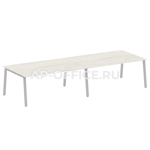 Metal System Перег. стол (2 столешницы) на А-образном м/к БА.ПРГ-2.5 3600x1235x750
