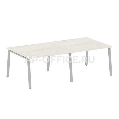 Metal System Перег. стол (2 столешницы) на А-образном м/к БА.ПРГ-2.2 2400x1235x750